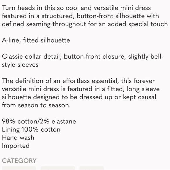 Free People Thea Button down Mini Shirt Dress Tunic Rust Color - Picture 5 of 10